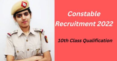 ITBP Recruitment 2022 10th Class Qualification