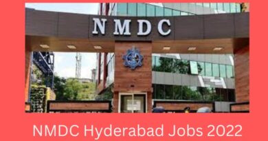 NMDC Hyderabad Jobs 2022
