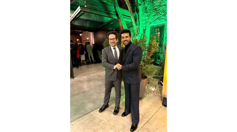 Ram Charan met a Hollywood director