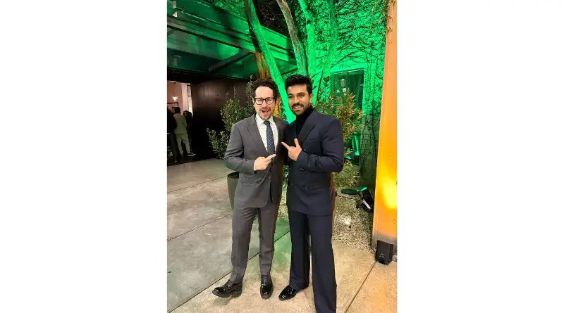 Ram Charan met a Hollywood director at that party