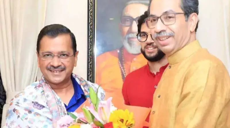 Arvind Kejriwal met with Uddhav Thackeray in Matoshree