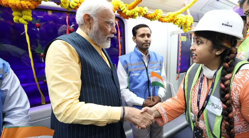 PM Modi inaugurates India first underwater metro route in Kolkata